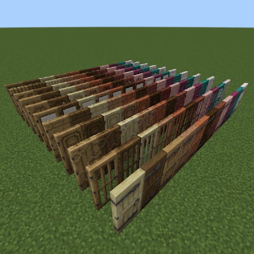 Moor Doors Addon (1.21) - MCPE/Bedrock More Doors