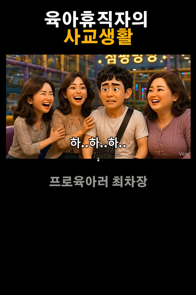 한 무리의 사람들이 웃고 있는 한국 영화의 스크린샷