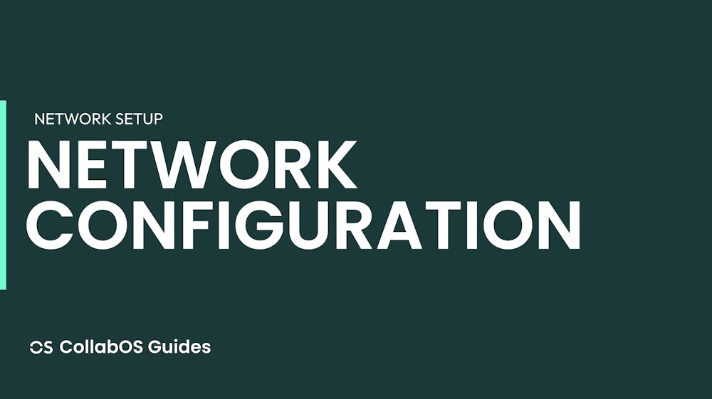 Network Configuration Logitech CollabOS