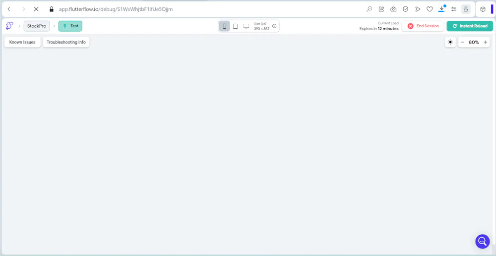 Suddenly getting white screen in run mode from today approx. 5PM IST
