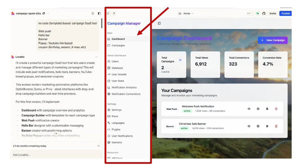 Google Analytics Dashboard의 스크린 샷