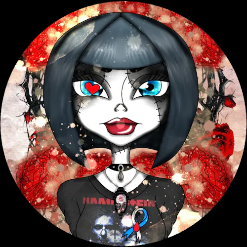 Joanne Joan Esterhuizen Lady Wolf Rose Designs