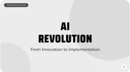 혁신에서 구현까지의 AI 혁명