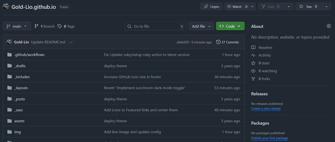 항목 목록이있는 웹 브라우저의 스크린 샷