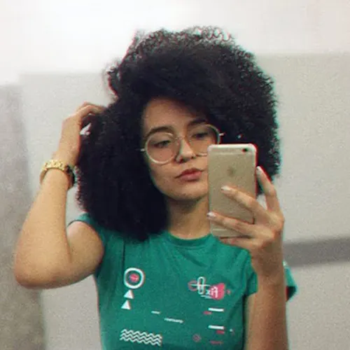 Fernanda, and a flower 