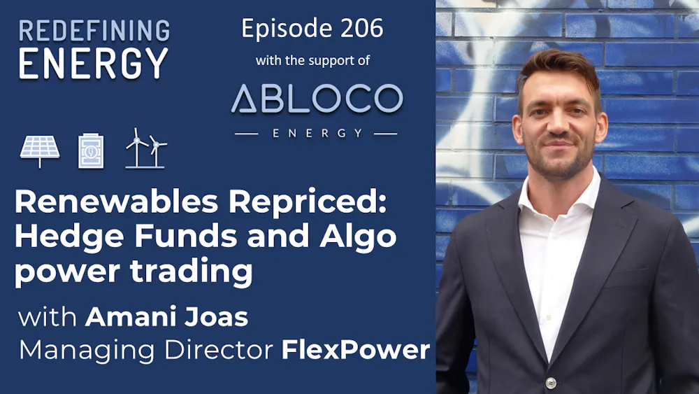 206. Renewables Repriced: Hedge Funds and Algo power trading ...