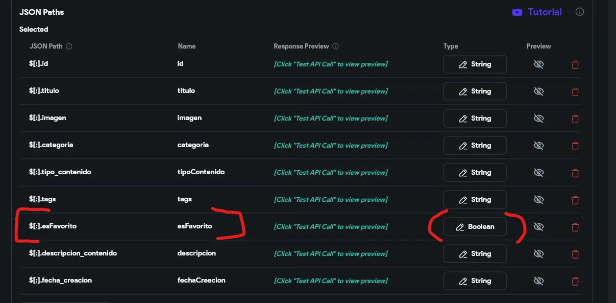 How can I manage IconButton visibility using JSON data retrieved from ...