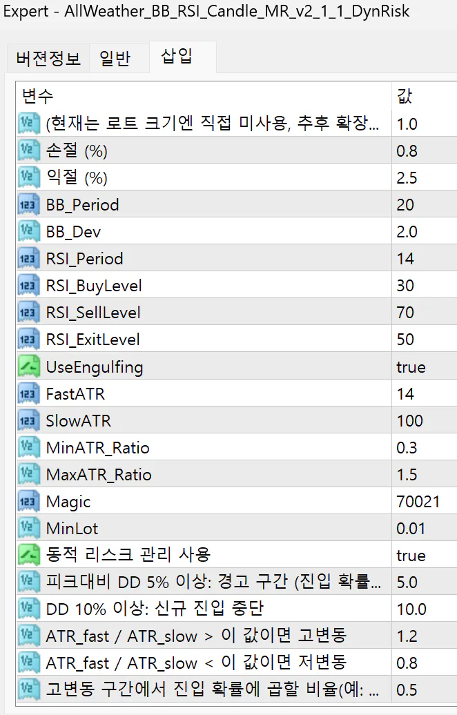 한국 일기예보 - 스크린샷