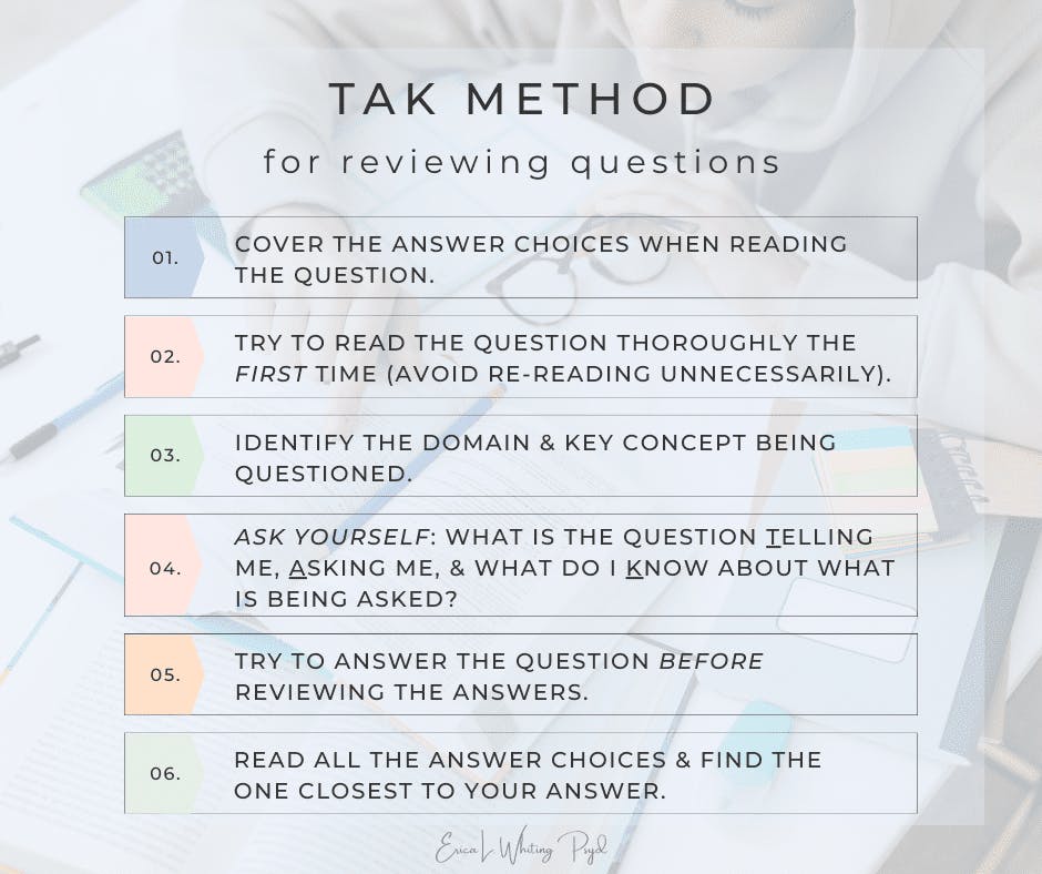 Test Taking Tip: TAK Method