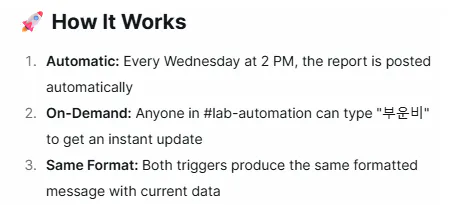 자동으로 작동하는 방법은 매주 수요일 오후에 게시됩니다