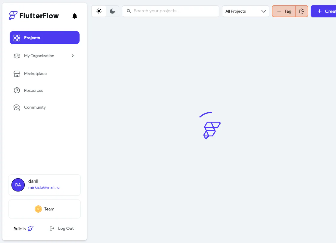 Projects are not loading!