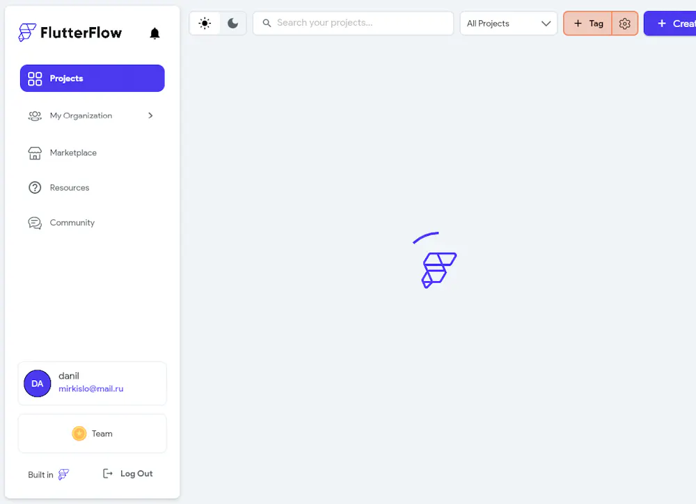 Projects are not loading!