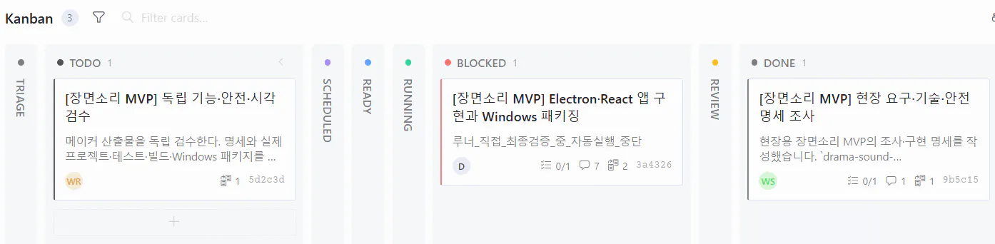 다양한 유형의 글쓰기를 보여주는 웹사이트의 스크린샷