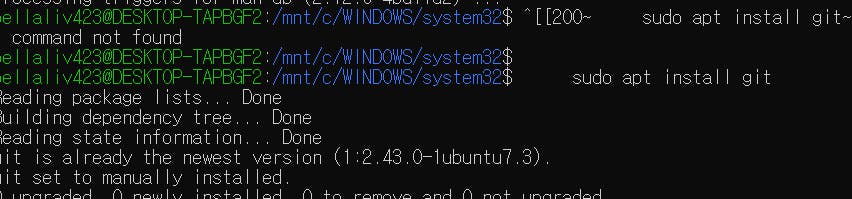 Linux 명령 줄의 스크린 샷