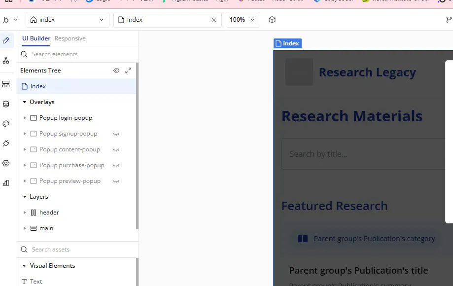 Google 검색 페이지의 스크린 샷