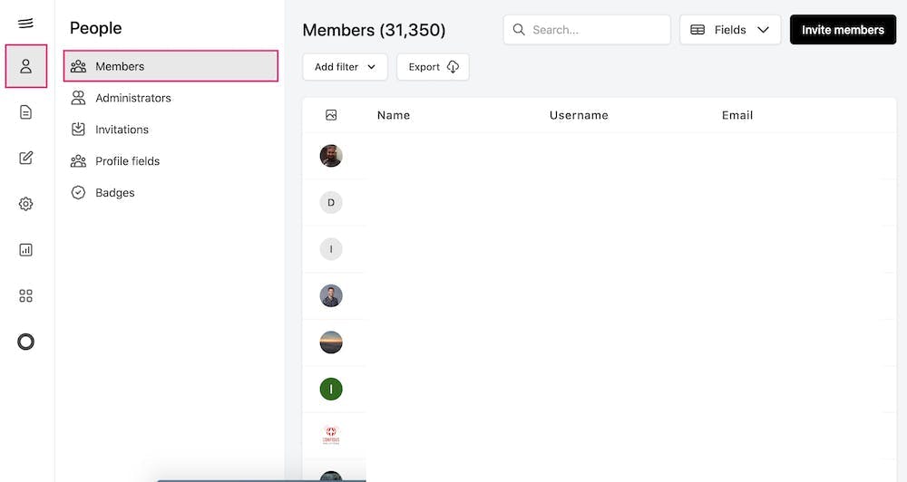 How to suspend a member's account to prevent them from being active in