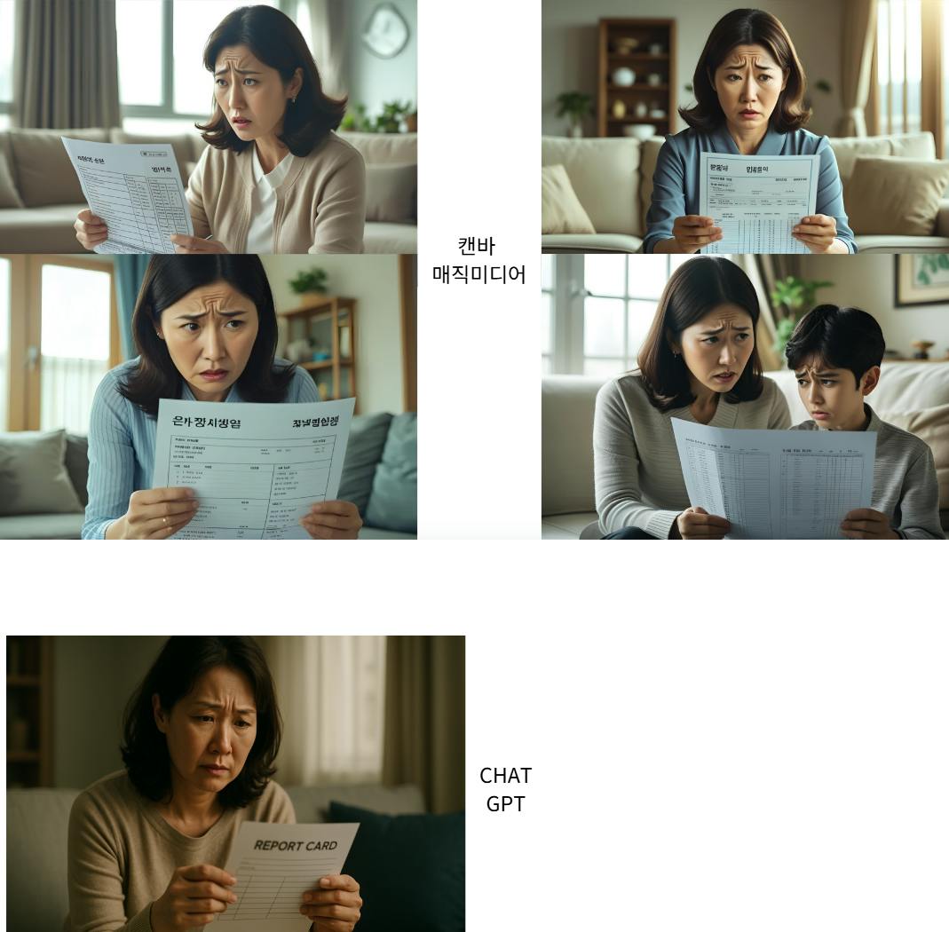 종이를 읽는 여자의 네 사진