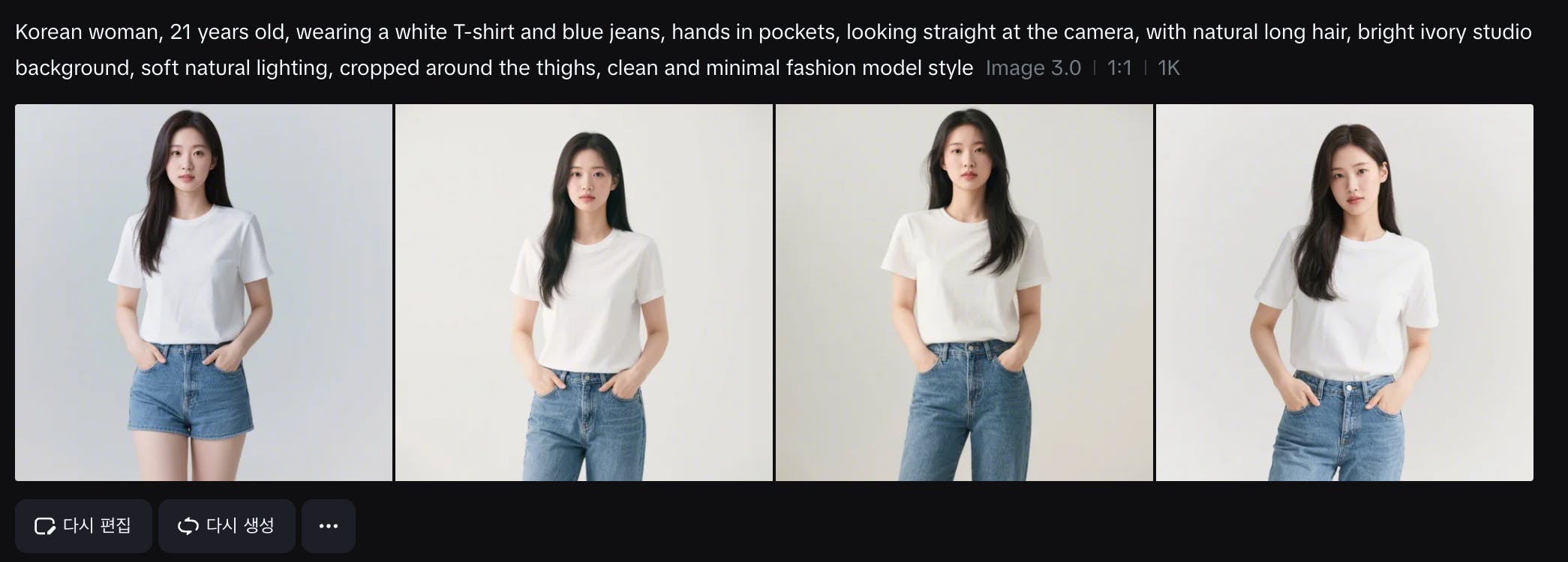 청바지와 셔츠에있는 여자의 사진