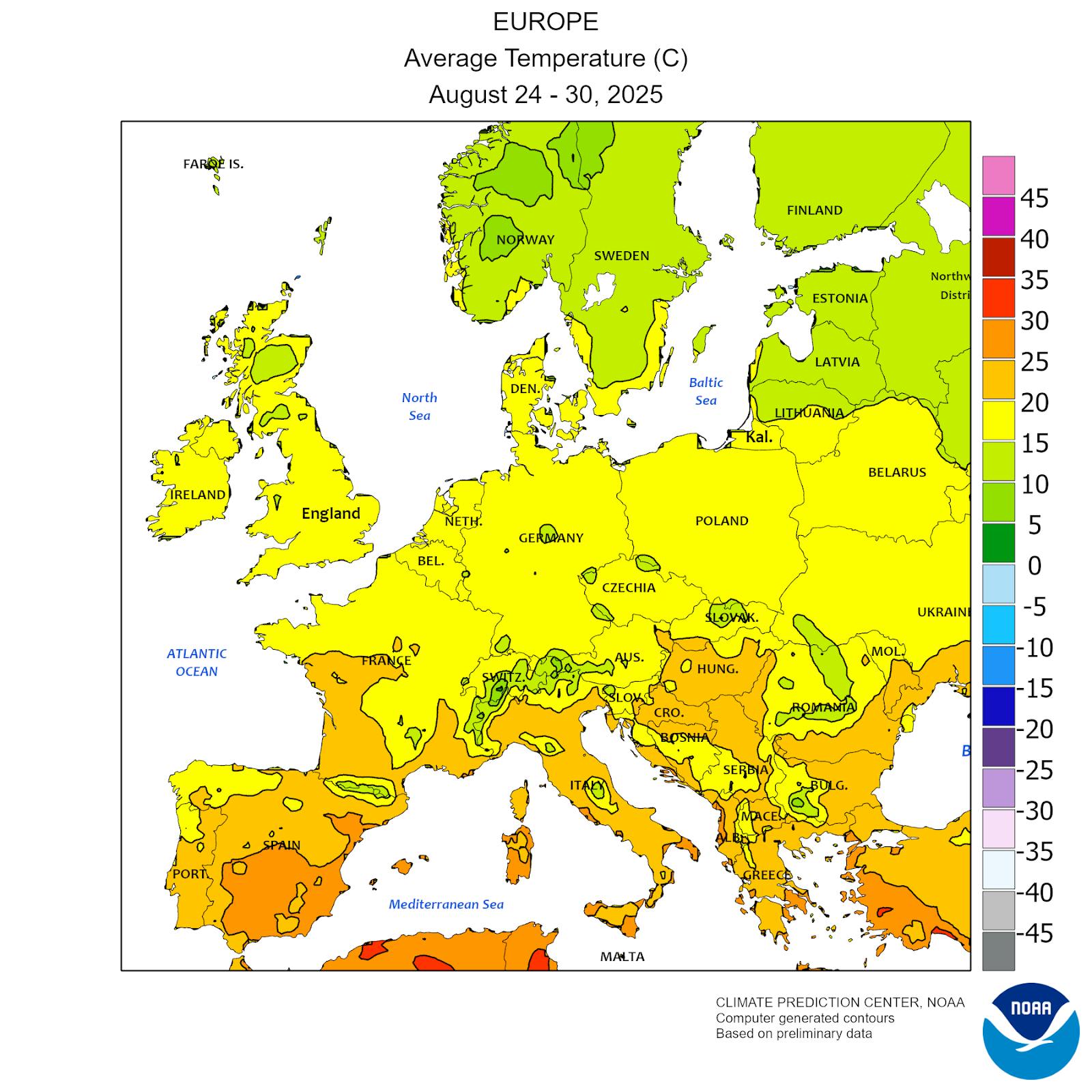 Weekly Mean Temperature