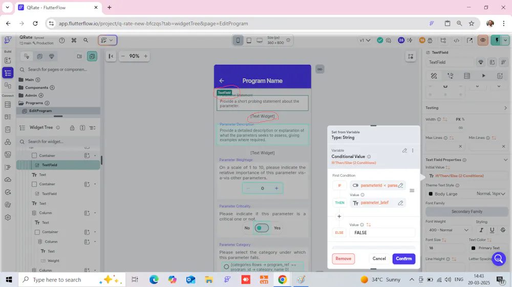 Text Field Initial Value Error
