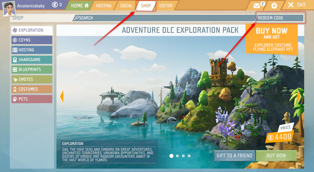 Ylands 'Exploration Pack' DLC - Key Drops