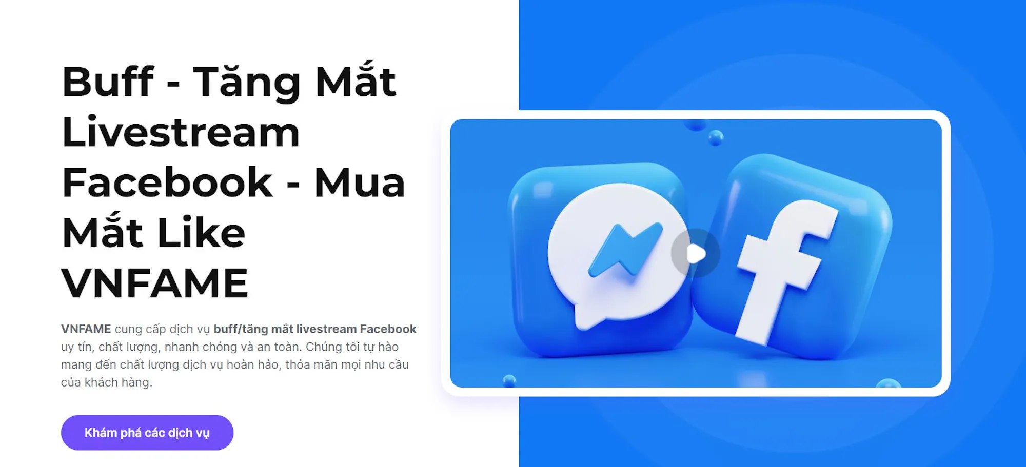 Mua Like Facebook VNFAME - Tăng Tương Tác Nhanh Chóng và Hiệu Quả