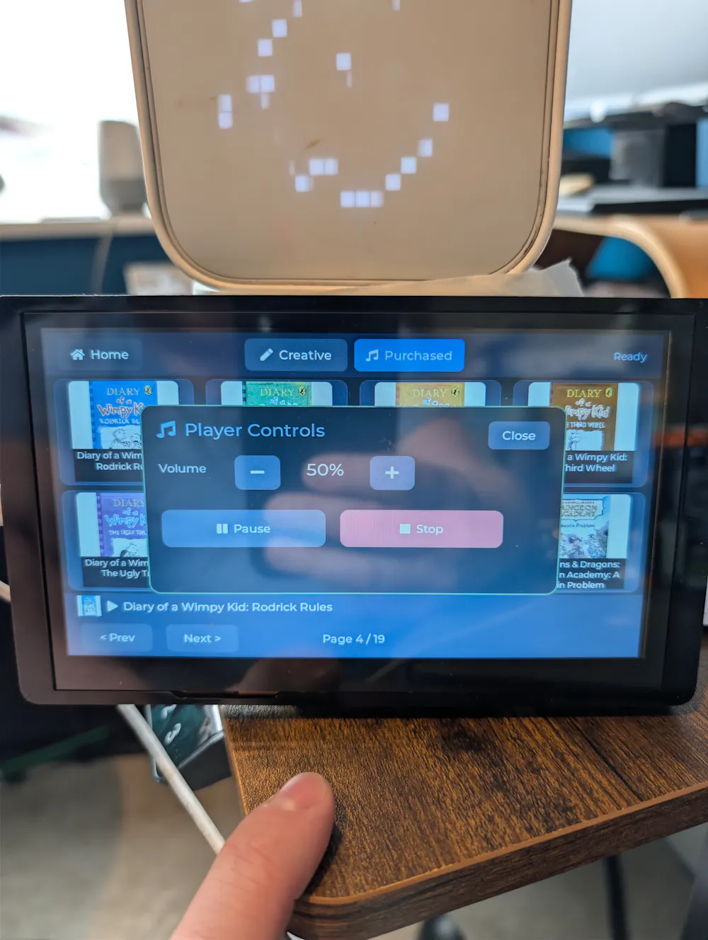 ESP32 based card selector / yoto controls.