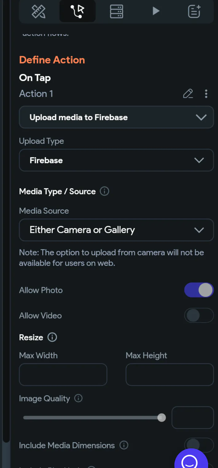 Error uploading picture to firebase