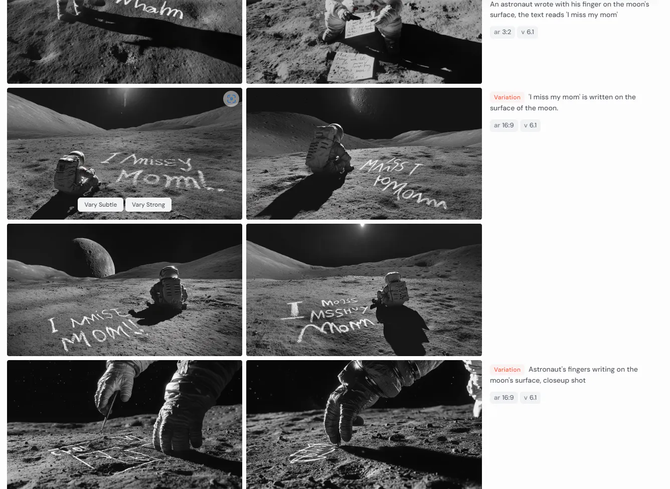 달에 있는 사람의 사진