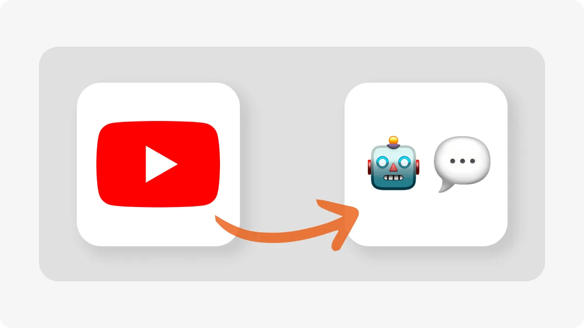 화살표가 가리키는 YouTube 아이콘